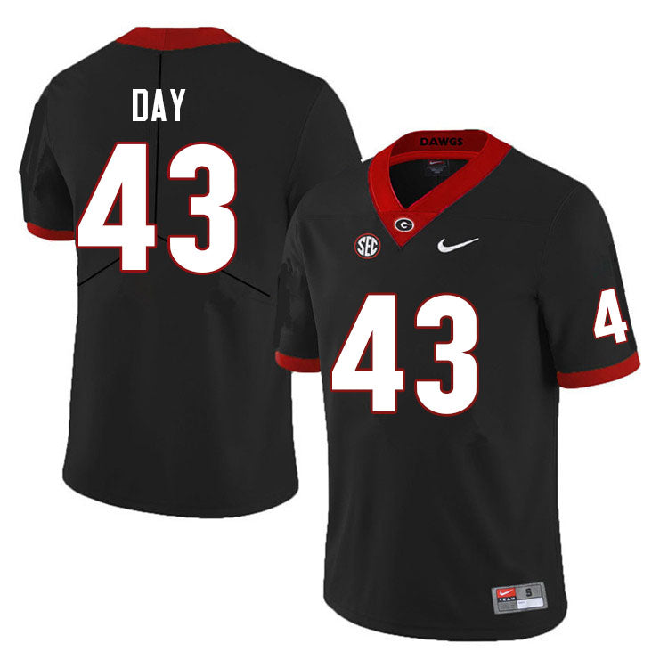 Georgia Bulldog #43 Davis Day College Football Jersey Stitched