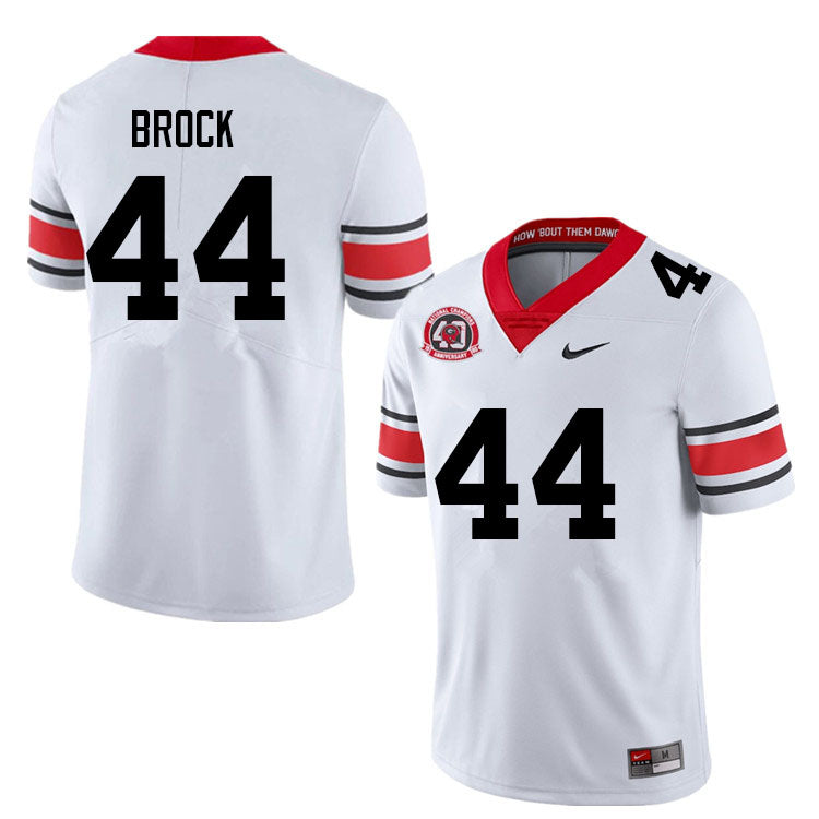 Georgia Bulldog #44 Cade Brock College Football Jersey Stitched