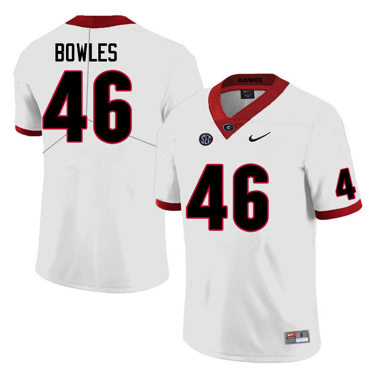 Georgia Bulldog #46 Payton Bowles College Football Jersey Stitched