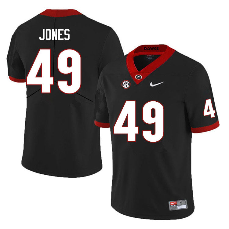 Georgia Bulldog #49 Gleaton Jones College Football Jersey Stitched