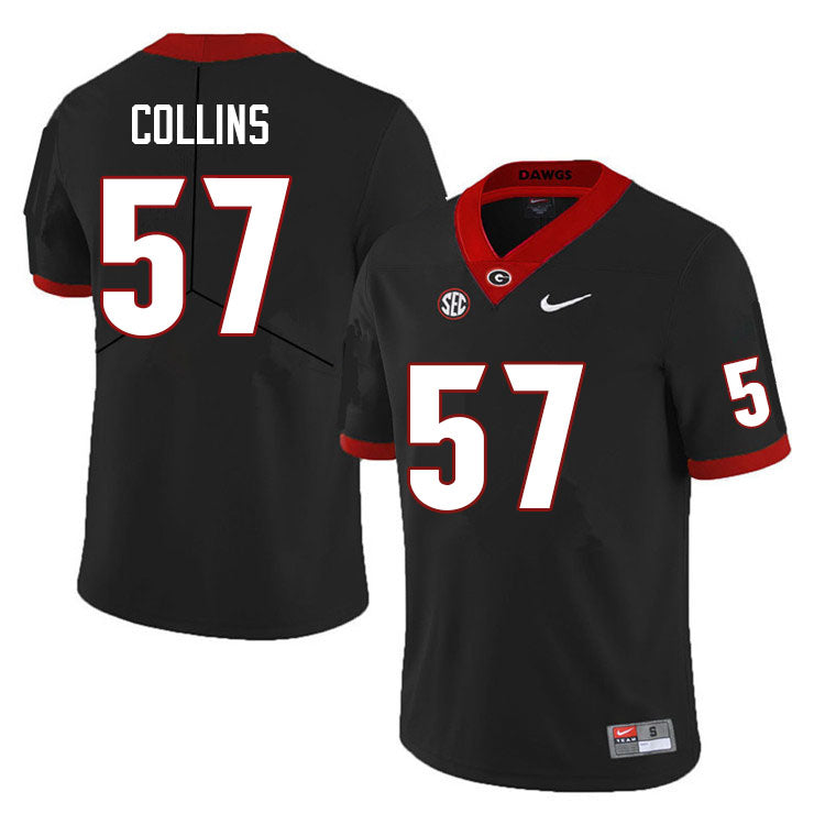 Georgia Bulldog #57 Luke Collins College Football Jersey Stitched