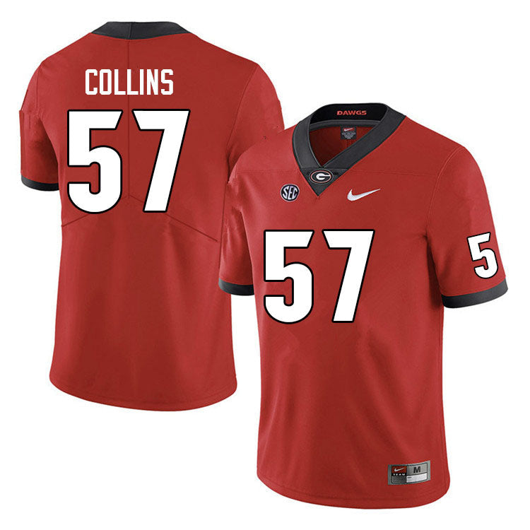 Georgia Bulldog #57 Luke Collins College Football Jersey Stitched
