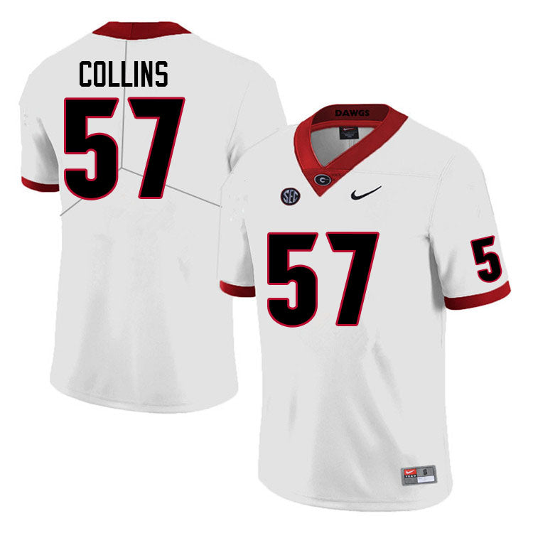 Georgia Bulldog #57 Luke Collins College Football Jersey Stitched