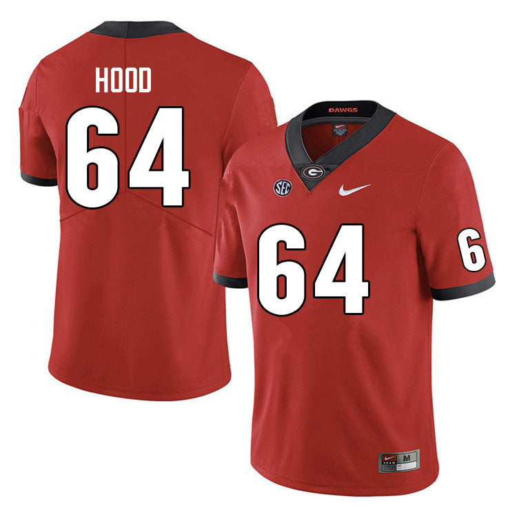 Georgia Bulldog #64 Jacob Hood College Football Jersey Stitched