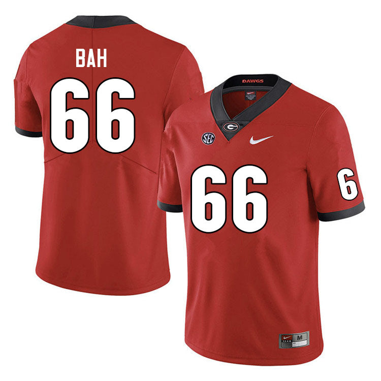 Georgia Bulldog #66 Aliou Bah College Football Jersey Stitched