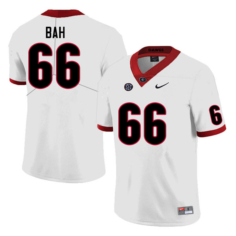 Georgia Bulldog #66 Aliou Bah College Football Jersey Stitched