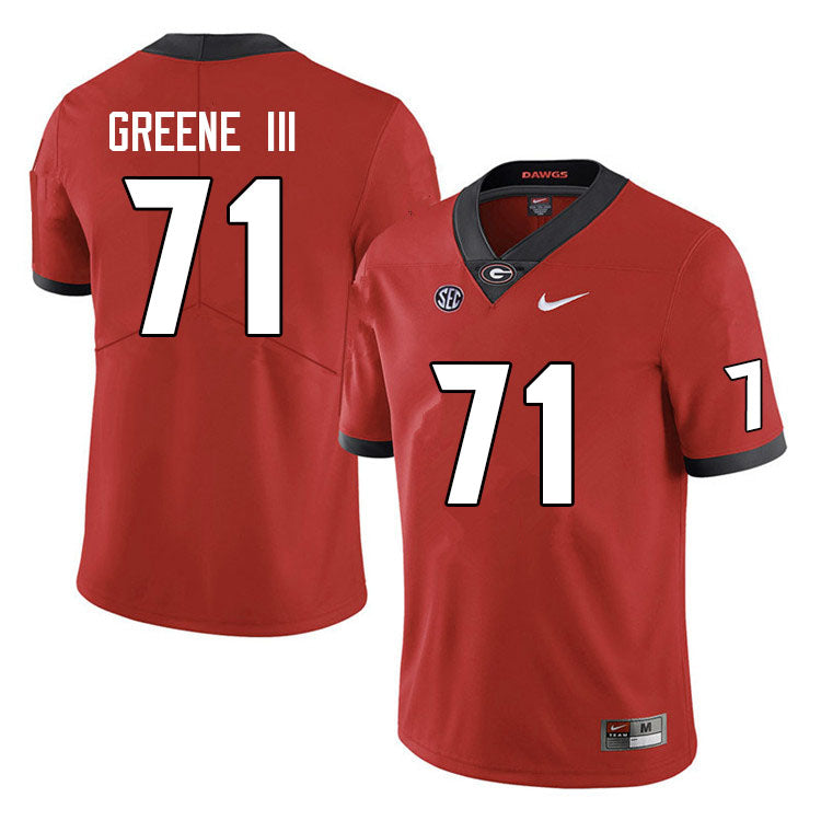 Georgia Bulldog #71 Earnest Greene III College Football Jersey Stitched