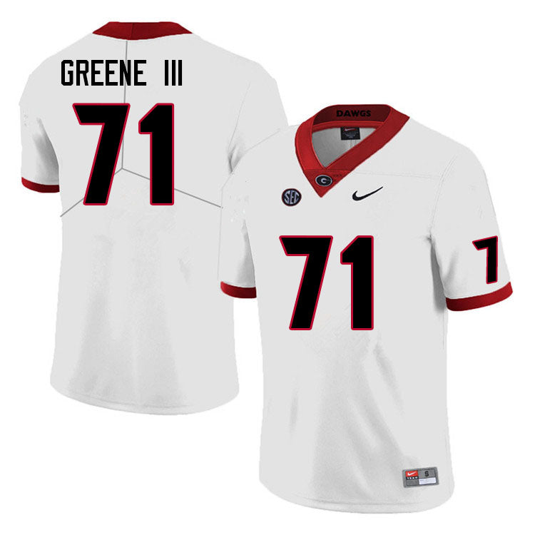 Georgia Bulldog #71 Earnest Greene III College Football Jersey Stitched