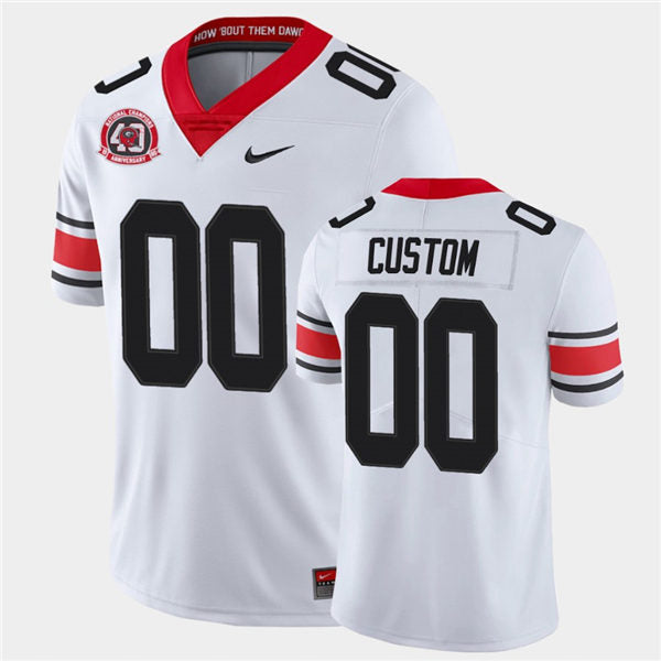Georgia Bulldogs #00 Custom College Football Jersey Stitched