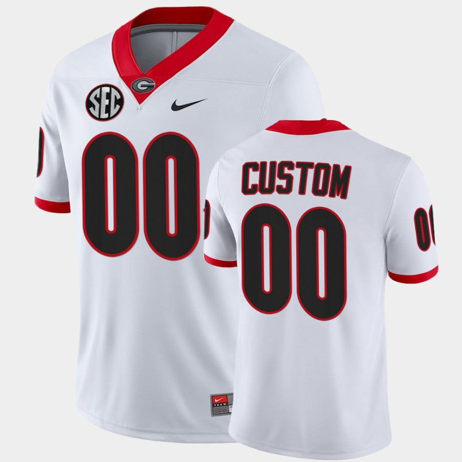 Georgia Bulldogs #00 Custom College Football Jersey Stitched