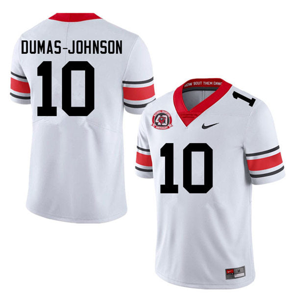 Georgia Bulldogs #10 Jamon Dumas-Johnson College Football Jersey Stitched