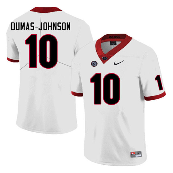 Georgia Bulldogs #10 Jamon Dumas-Johnson College Football Jersey Stitched