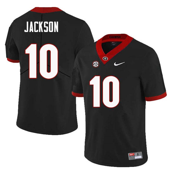 Georgia Bulldogs #10 Kearis Jackson College Football Jersey Stitched
