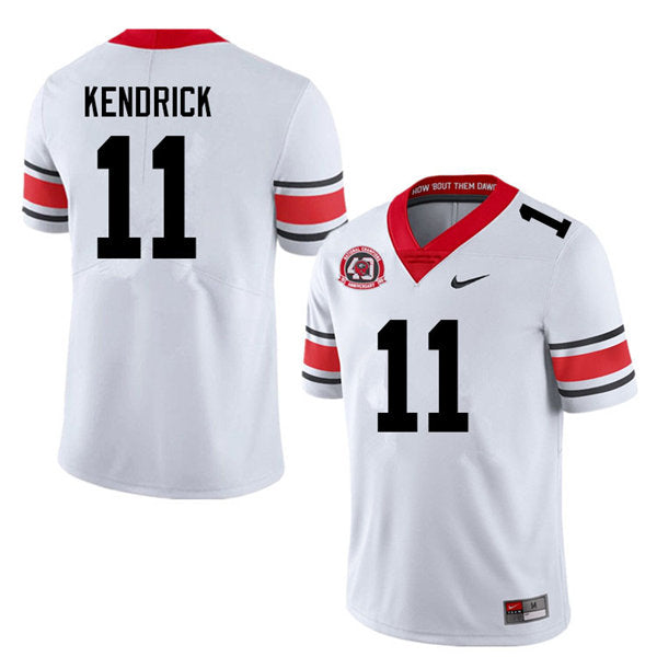 Georgia Bulldogs #11 Derion Kendrick Game College Football Jersey Stitched