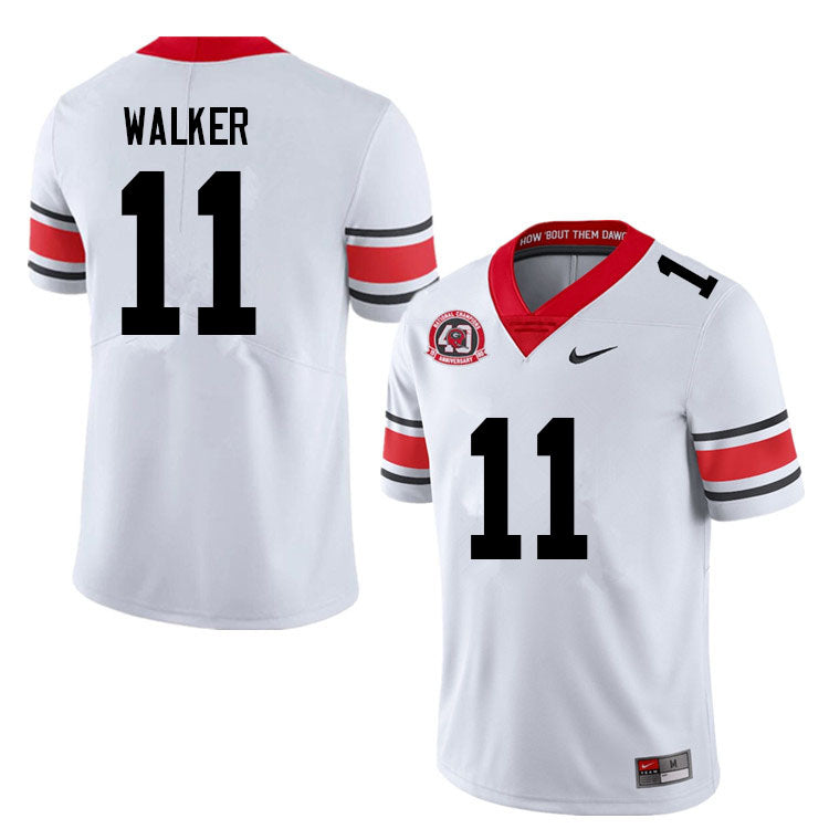 Georgia Bulldogs #11 Jalon Walker College Football Jersey Stitched