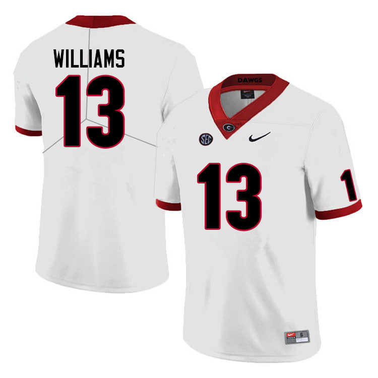 Georgia Bulldogs #13 Mykel Williams College Football Jersey Stitched