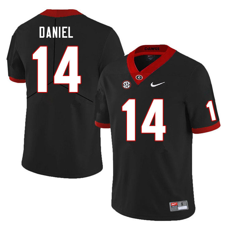 Georgia Bulldogs #14 David Daniel College Football Jersey Stitched