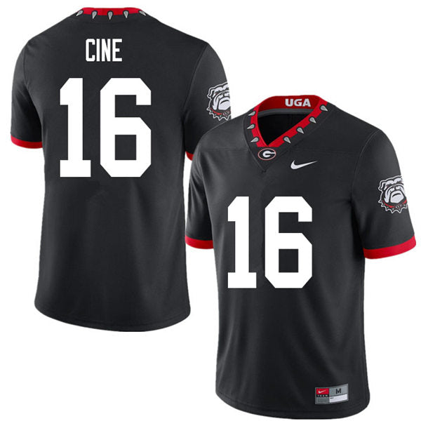 Georgia Bulldogs #16 Lewis Cine College Football Jersey Stitched