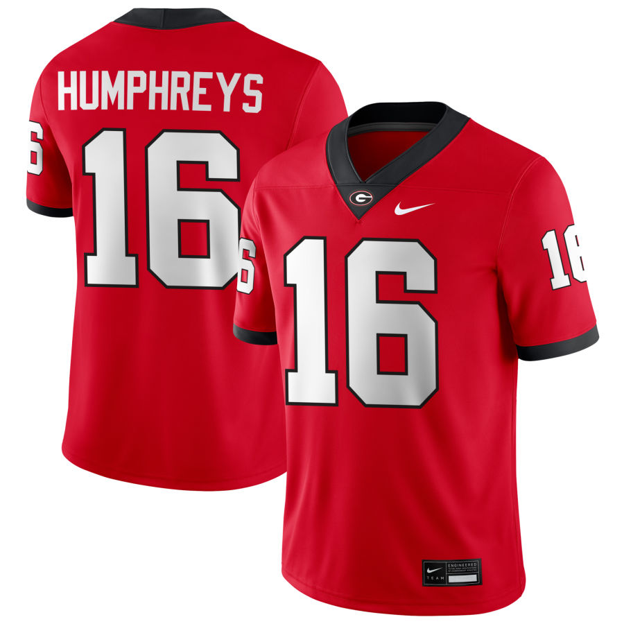 Georgia Bulldogs #16 London Humphreys Football Jersey Stitched