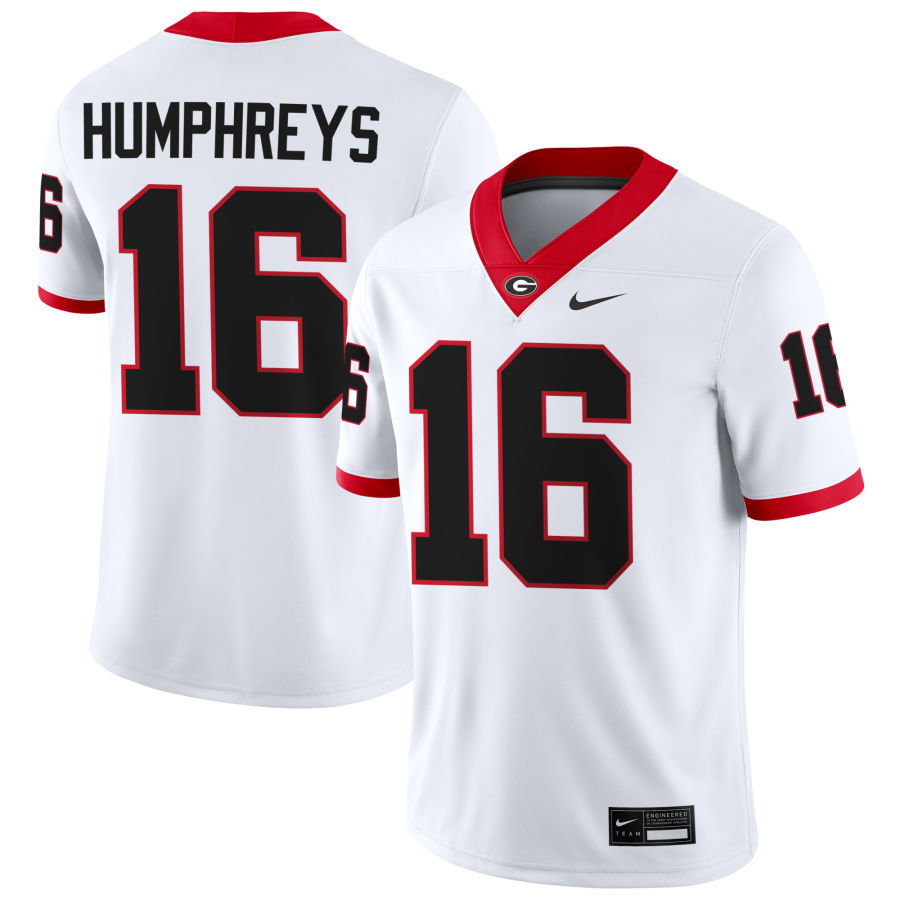 Georgia Bulldogs #16 London Humphreys Football Jersey Stitched