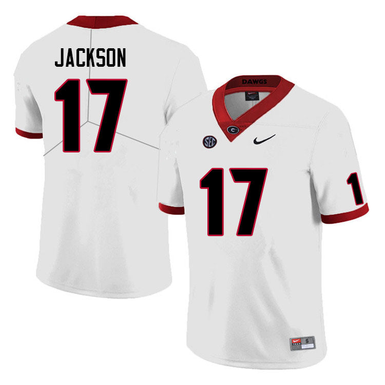 Georgia Bulldogs #17 Dan Jackson College Football Jersey Stitched