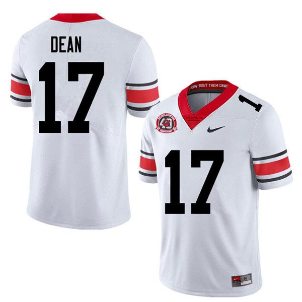 Georgia Bulldogs #17 Nakobe Dean Game College Football Jersey Stitched