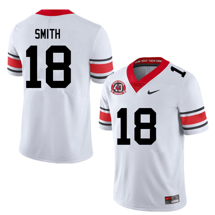 Georgia Bulldogs #18 C.J. Smith College Football Jersey Stitched