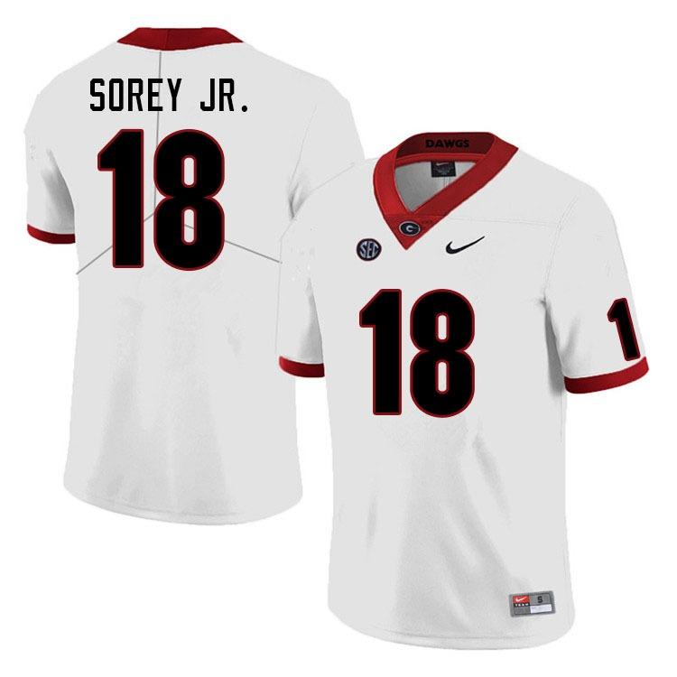 Georgia Bulldogs #18 Xavian Sorey Jr. Game College Football Jersey Stiched