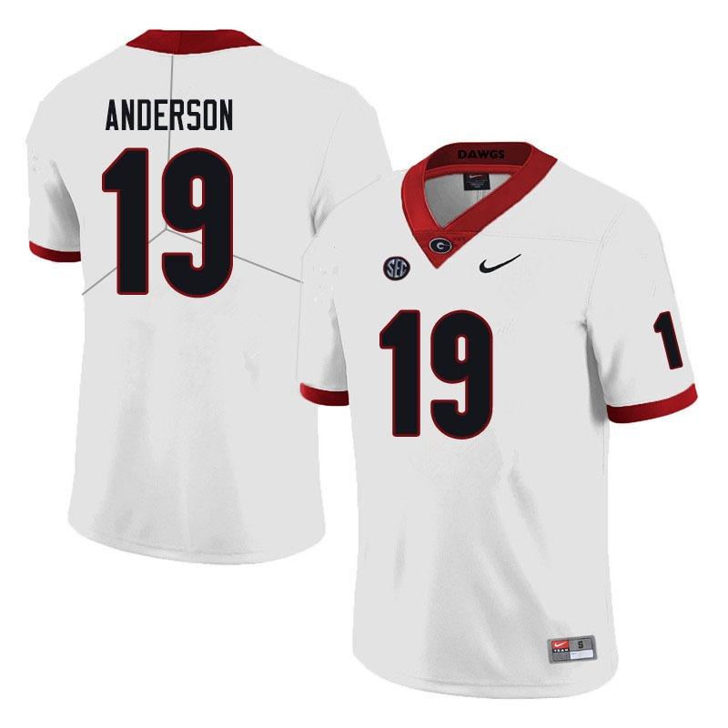 Georgia Bulldogs #19 Adam Anderson Game College Football Jersey Stitched