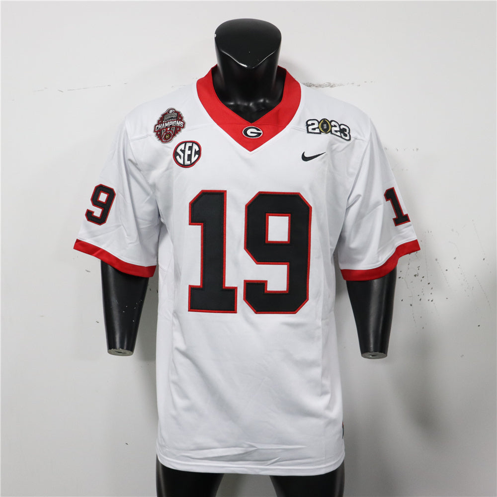 Georgia Bulldogs #19 Brock Bowers College Football Jersey Stitched