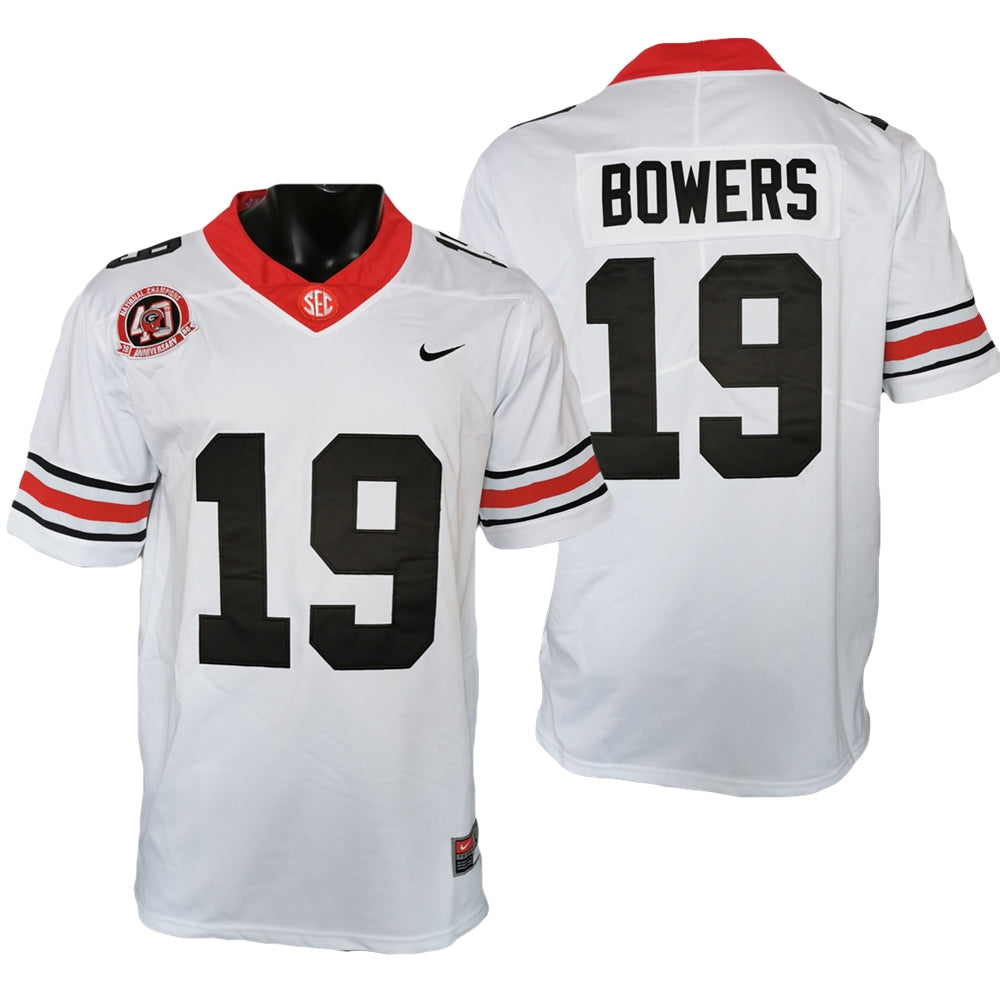 Georgia Bulldogs #19 Brock Bowers College Football Jersey Stitched