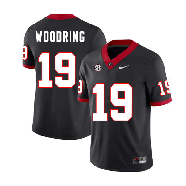 Georgia Bulldogs #19 Peyton Woodring Football Jersey Stitched