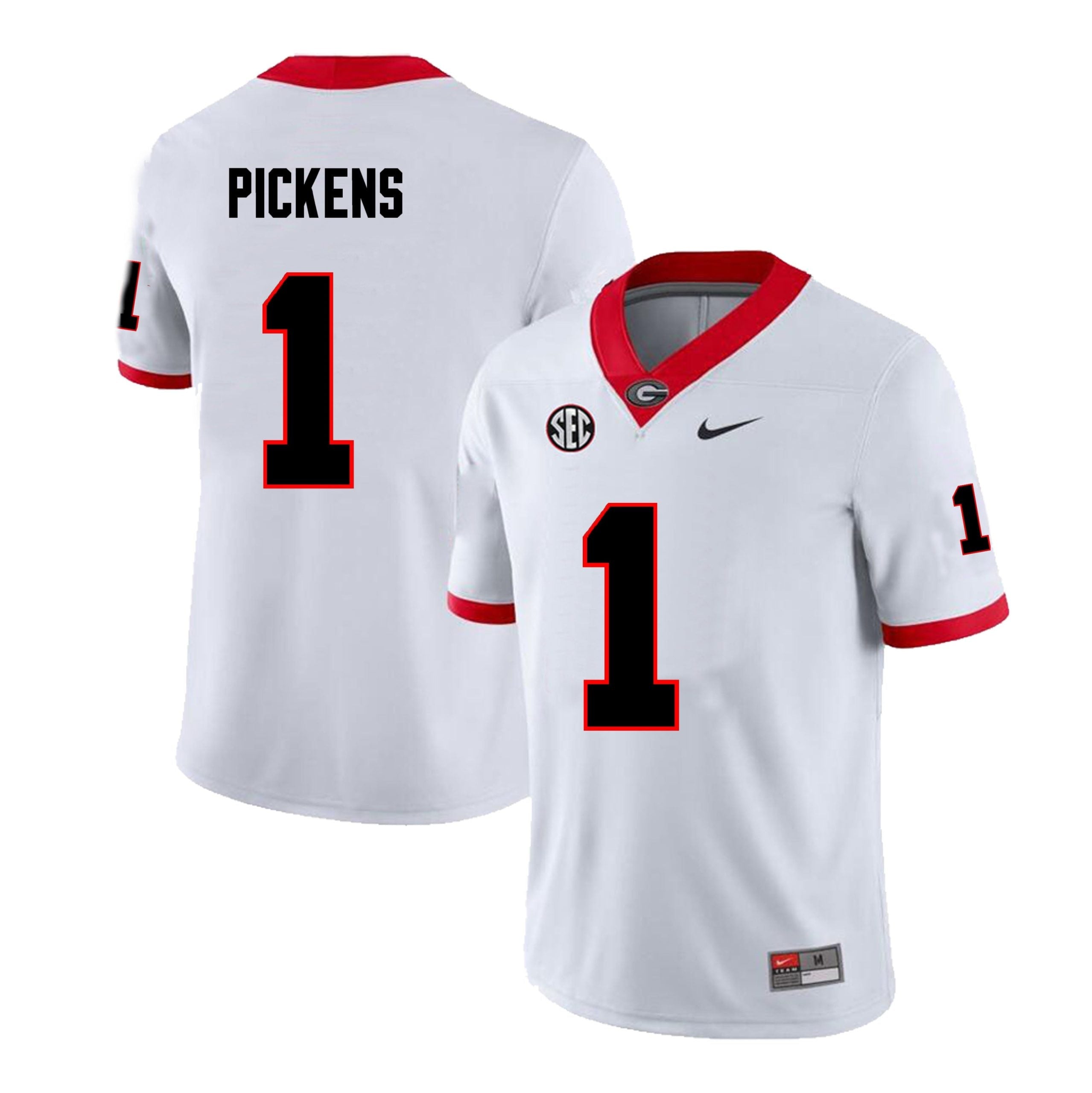 Georgia Bulldogs #1 George Pickens Football Jersey Stitched