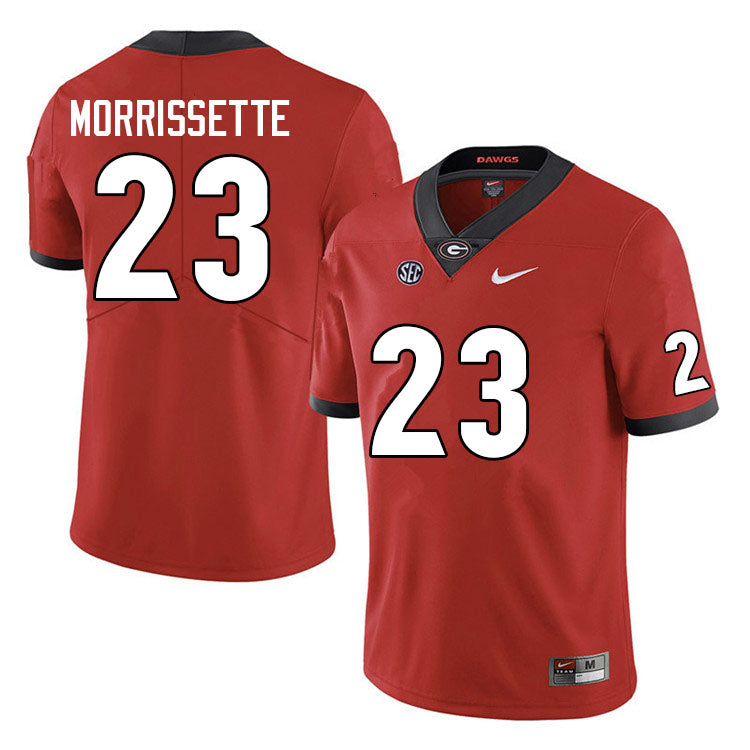 Georgia Bulldogs #23 De’Nylon Morrissette College Football Jersey Stitched