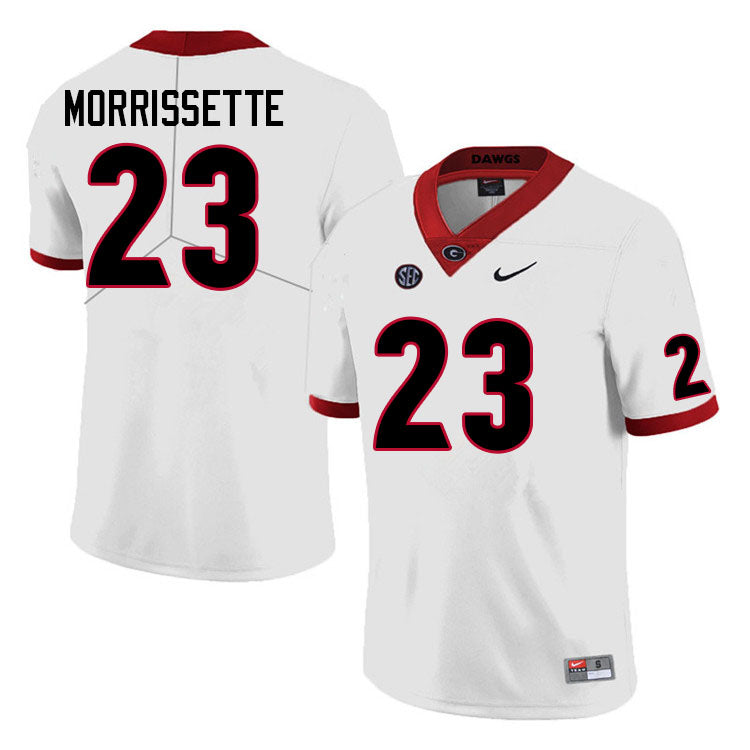 Georgia Bulldogs #23 De’Nylon Morrissette College Football Jersey Stitched