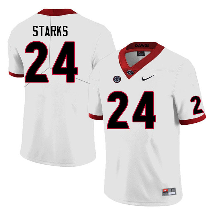 Georgia Bulldogs #24 Malaki Starks College Football Jersey Stitched