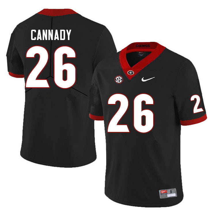 Georgia Bulldogs #26 Jehlen Cannady College Football Jersey Stitched