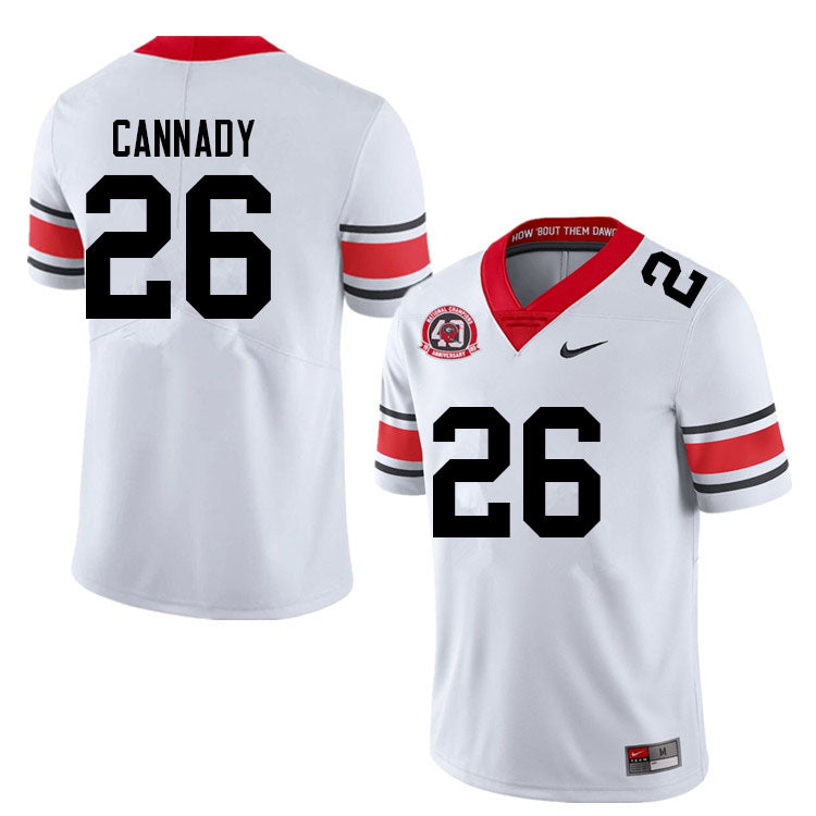 Georgia Bulldogs #26 Jehlen Cannady College Football Jersey Stitched