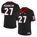 Georgia Bulldogs #27 C.J. Washington College Football Jersey Stitched