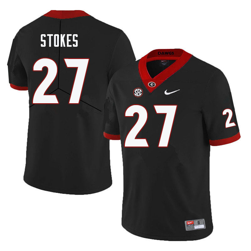 Georgia Bulldogs #27 Eric Stokes College Football Jersey Stitched