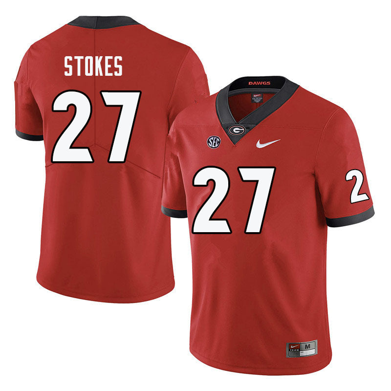 Georgia Bulldogs #27 Eric Stokes College Football Jersey Stitched