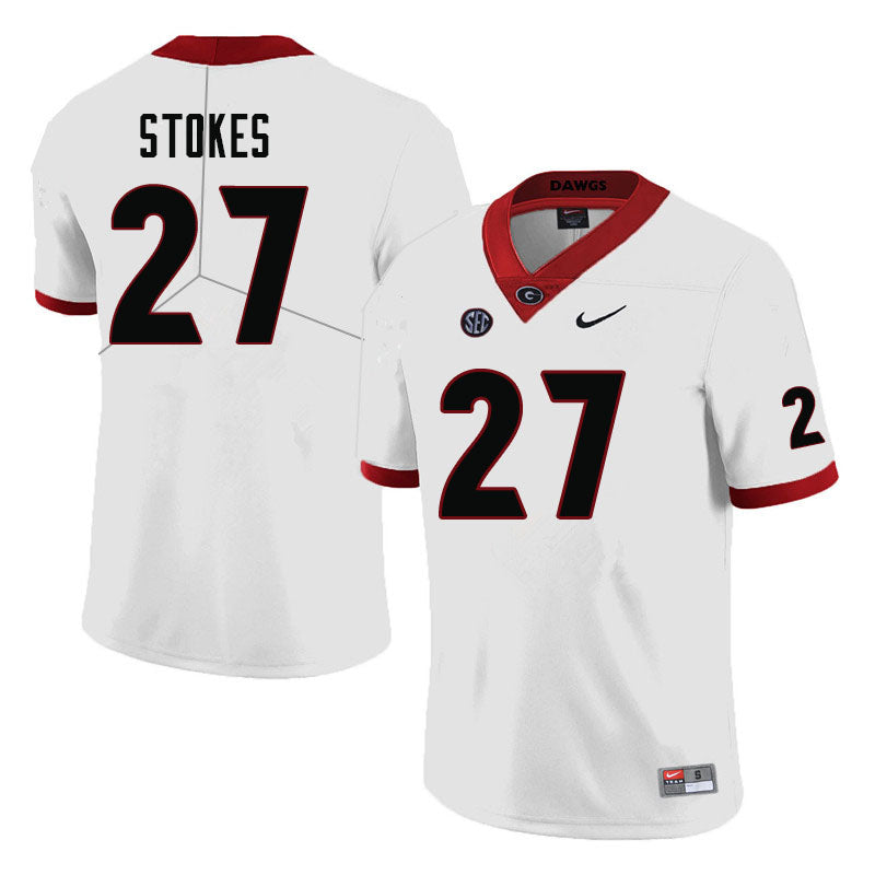 Georgia Bulldogs #27 Eric Stokes College Football Jersey Stitched
