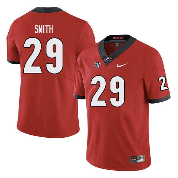 Georgia Bulldogs #29 Christopher Smith College Football Jersey Stitched