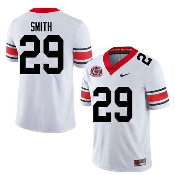 Georgia Bulldogs #29 Christopher Smith College Football Jersey Stitched