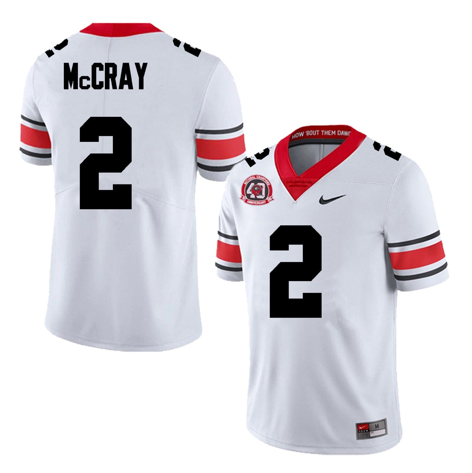 Georgia Bulldogs #2 Josh McCray Football Jersey Stitched