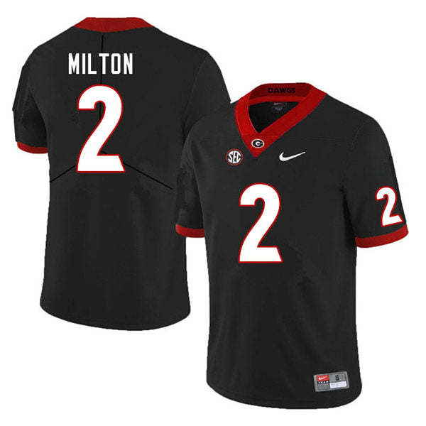 Georgia Bulldogs #2 Kendall Milton College Football Jersey Stitched