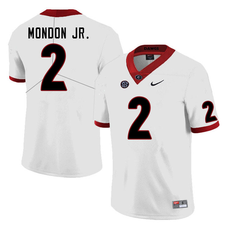 Georgia Bulldogs #2 Smael Mondon Jr. College Football Jersey Stitched