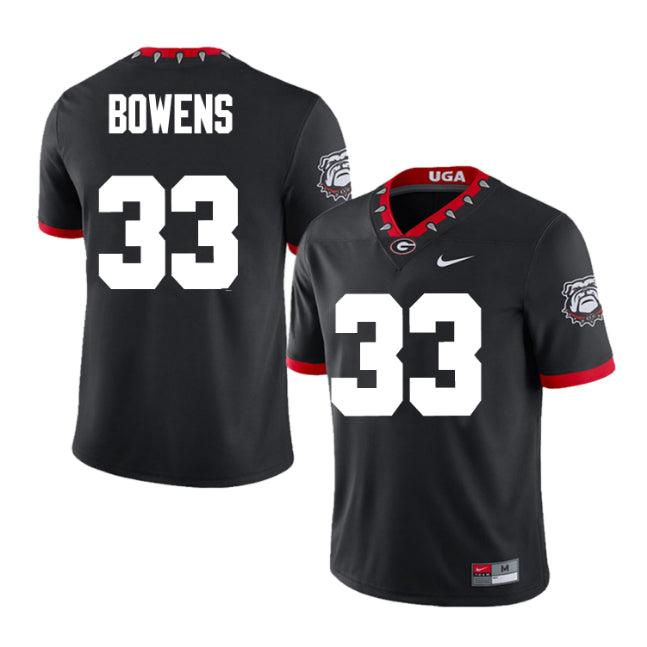 Georgia Bulldogs #33 Chauncey Bowens Football Jersey Stitched
