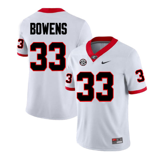 Georgia Bulldogs #33 Chauncey Bowens Football Jersey Stitched