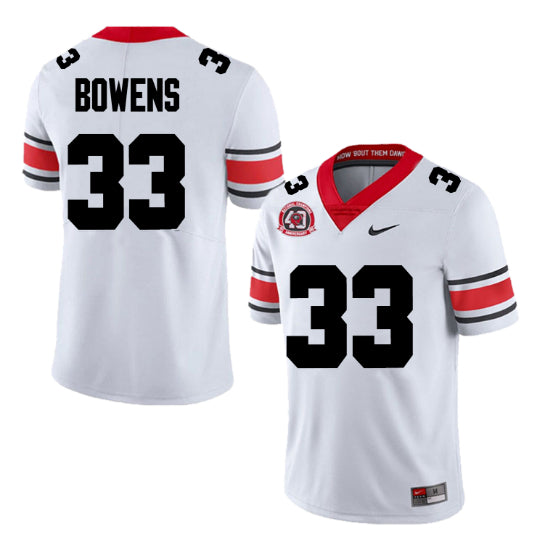 Georgia Bulldogs #33 Chauncey Bowens Football Jersey Stitched
